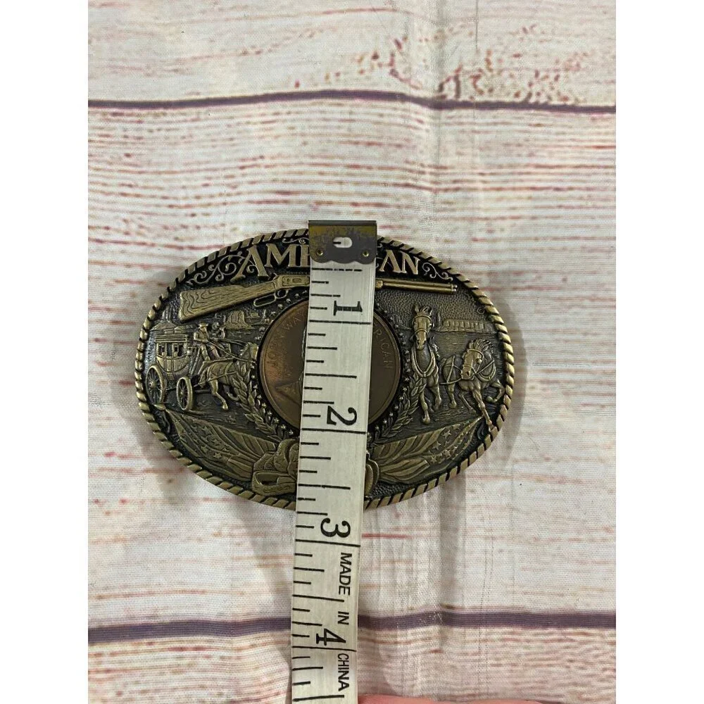 Rainy Mountains Design John Wayne American Belt Buckle American Regular Edition - Picture 5 of 9
